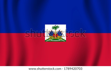 Haiti flag image vector. EPS.file.