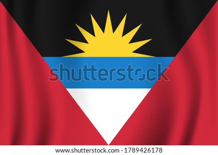 Antigua and Barbuda flag image vector. EPS.file.
