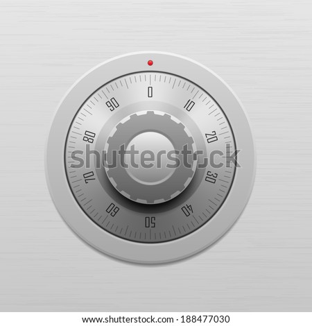 Safe combination lock wheel