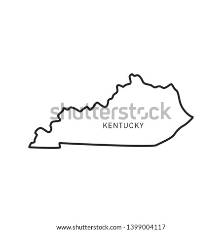 Kentucky State Outline Vector at Vectorified.com | Collection of ...