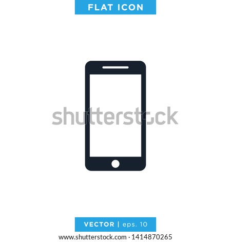Smartphone Icon Vector Design Template