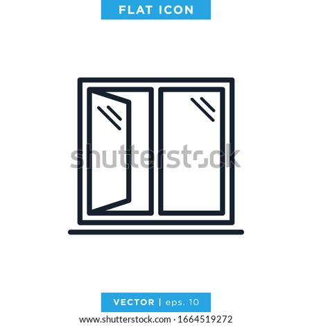 Window Icon Vector Illustration Design Template