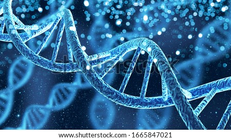 DNA gene helix spiral molecule structure ストックフォト © 