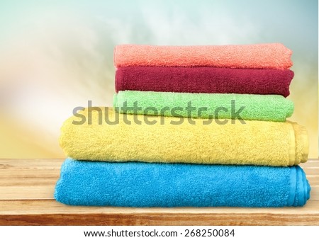 Towel, Laundry, Folded.
