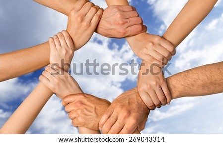 Human Hand, Connection, Teamwork.