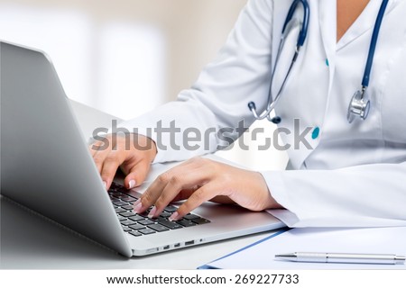 Computer, Doctor, Healthcare And Medicine.