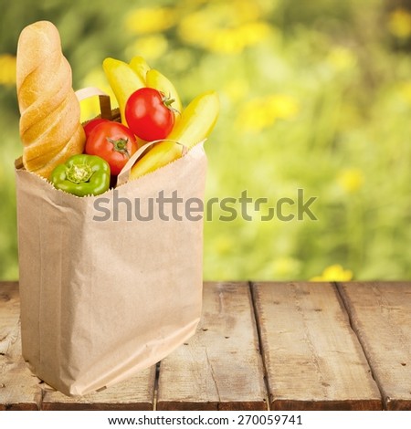 Bag, Shopping Bag, Groceries.