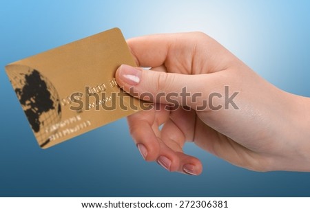 Credit Card, Human Hand, Consumerism.