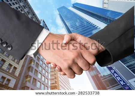 Business, Handshake, Built Structure.