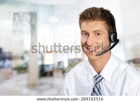 Call Center, Customer Service Representative, Men.