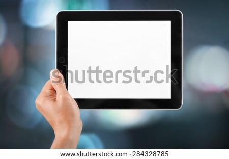 Ipad, Digital Tablet, Human Hand.