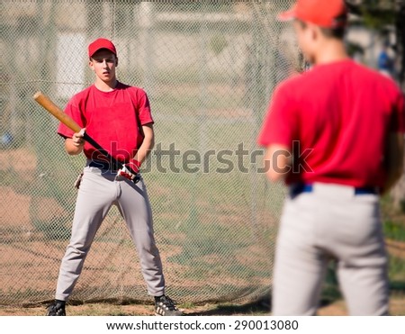 Teenager, catch, baseball.