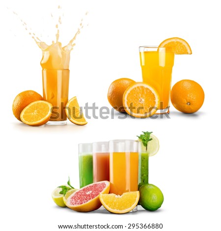 Orange Juice, Juice, Splashing.