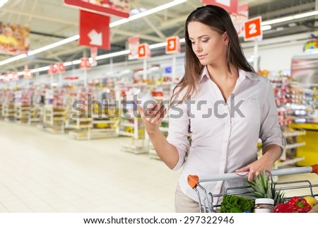 Supermarket, Food, Groceries.