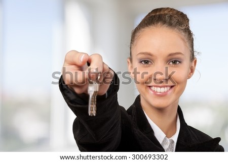 Key, Real Estate Agent, Women.