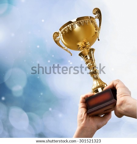 Trophy, Winning, Award.