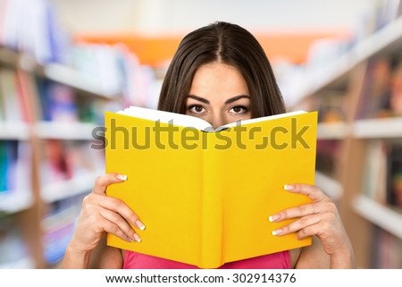 Book Reading, Women, Holding.