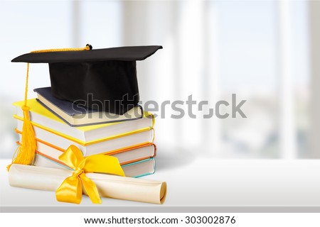 Graduation, Diploma, Mortar Board.