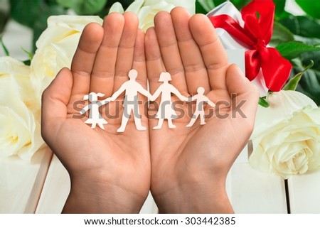 Family, Human Hand, Protection.