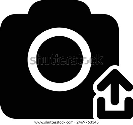 upload photo from camera icon, take picture for uplaod