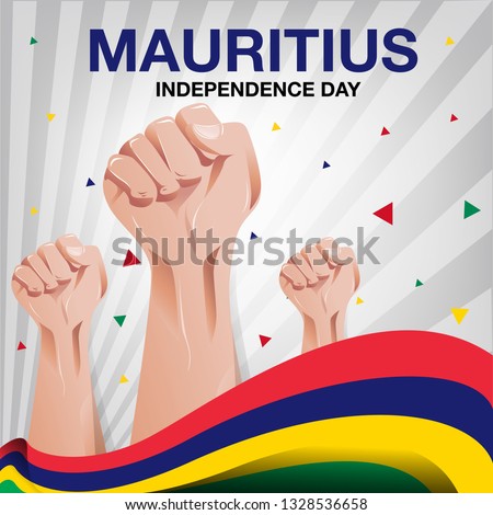 Mauritius Independence Day Background . EPS 10