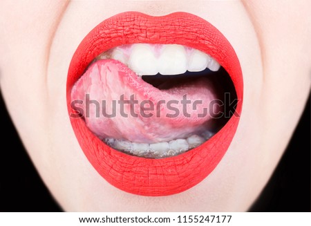 Tongue And Sexy Mouth Open Woman Lip Female Lips Sexy Lips Tongue And Sexy Mouth Open Woman Lip Female Lips Sexy Lips