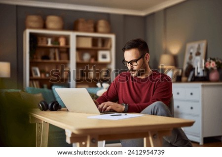 Similar – Image, Stock Photo Freelancers working from home