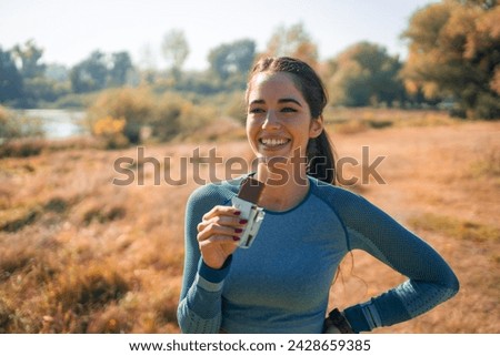 Similar – Image, Stock Photo taking a break with the bike sunlight social contacts men talk