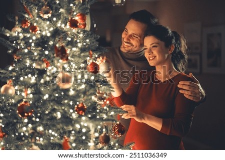 Similar – Image, Stock Photo Joy at the Christmas Market