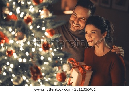 Similar – Image, Stock Photo Couple Love With Tree