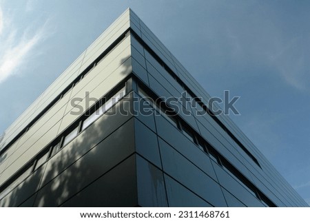 Similar – Image, Stock Photo Aspect (blue) Facade