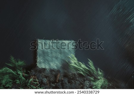 Similar – Image, Stock Photo Needle in a cube at the main station