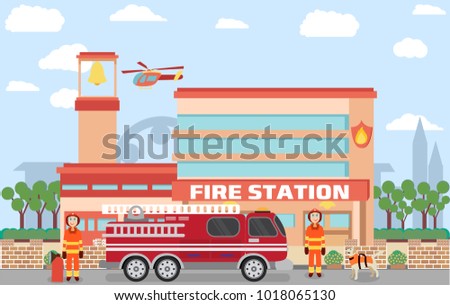 View Clipart Fire Station Building Gallery