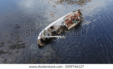 Similar – Image, Stock Photo Shipwreck in the water of the Spree