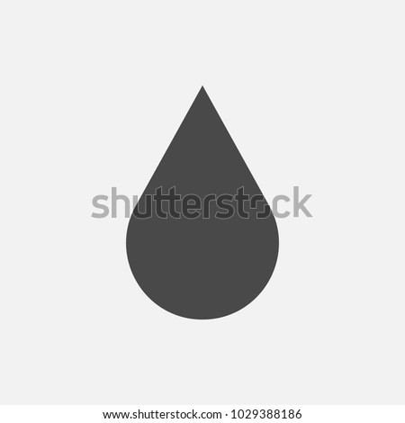 drop vector icon for liquid and water science eps10