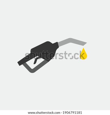 gasoline pump vector icon filling station