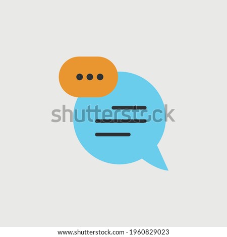 texting message communication vector icon replying