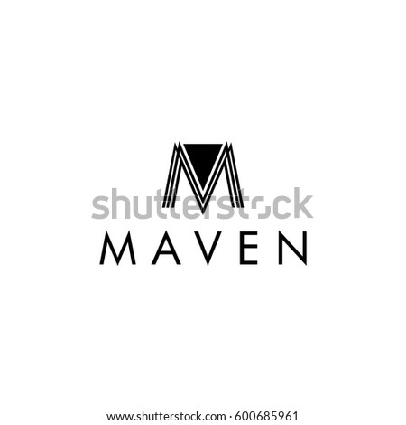 M Logo M Monogram Logo Letter. Abstract letter M logotype design. Linear creative monochrome monogram symbol. Universal elegant vector icon.  Great logo suitable for all types of business. 