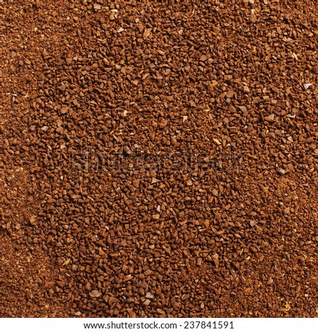 Ground coffee powder surface pattern background