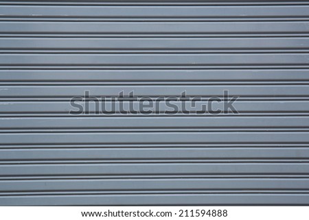 Metal sheet slide door texture background