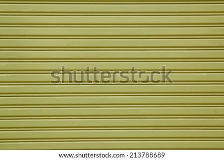 Metal sheet slide door texture background
