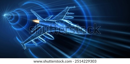 Fast fighter jet. Military aircraft, Aerospace innovation, Bomber plane, Space force, Stealth Fighter Technology, Jet Hypersonic Engines, Advanced Sensor Fusion, Army aviation concept