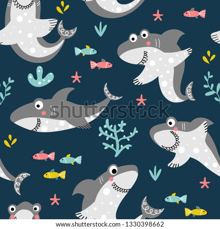 Smiling Shark Clipart | Free download on ClipArtMag