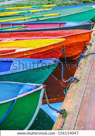 Similar – Image, Stock Photo small boats parked on the sand of a beach during sunset