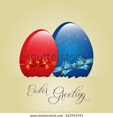 Happy Easter card background.