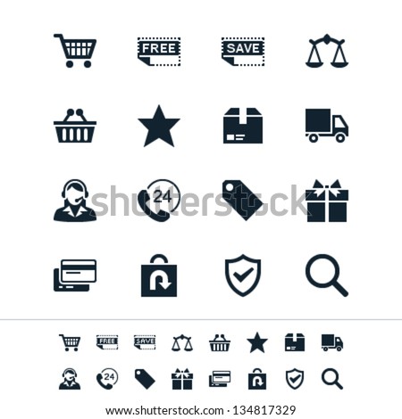 E-commerce icons