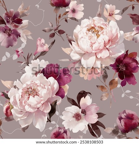 Similar – Image, Stock Photo Roses in wrapping paper