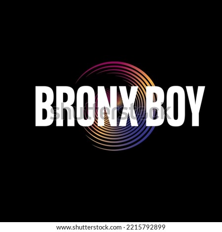 bronx boy text quote stylish design
