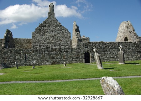Ruins of Clonmacnoise, Ireland