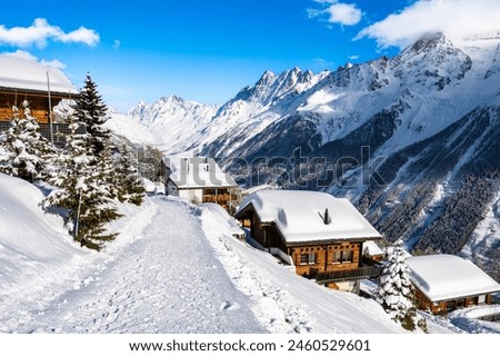 Similar – Image, Stock Photo Alpine scenery